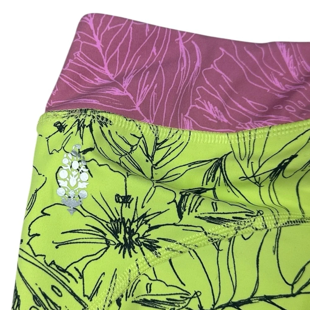 FREE PEOPLE MOVEMENT: Electric Line Fired Up Bike Shorts -Size XS